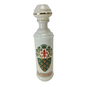 Old Fitzgerald Fleur De Lis Whiskey Bottle Decanter Empty Bottle Vintage